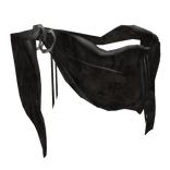 brown seka threaded thrasher neck scarve