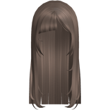 ♡ brown shoujo straight anime wispy cut