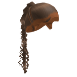 Brown Sleek Braided Ponytail with Stitch Braids