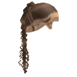 Brown Sleek Braided Ponytail with Stitch Braids