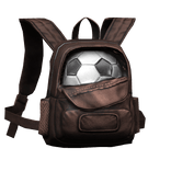 Brown Soccer Backpack