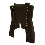 ♾️ Brown Storm Demon warrior trench coat (PBR)