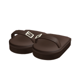 ♡ : brown summer doll buckle platform sandals