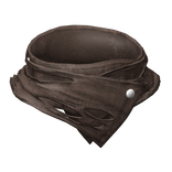 Brown Torn Neck Warmer