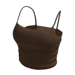 brown trendy cute summer camisole tank top