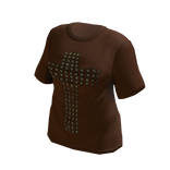 brown tshirt