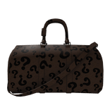 Brown Virgil abloh riddler duffel bag