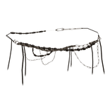 Brown Beaded Archival Vkei Waist Belt