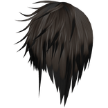 Brown Vkei Windy Long Messy Hair