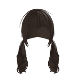 Brown Wavy Long Curly Dollette Pigtails 