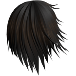 Brown Windy Japanese Long Messy Hair