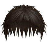 Brown Wispy Dark Scene Messy Emo Goth Boy Hair