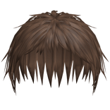 Brown Wispy Dark Scene Messy Emo Goth Boy Hair