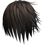 Brown Wispy Japanese Vkei Windy Hair