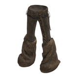 Brown Y2K Fuzzy Flare Pants [PBR]