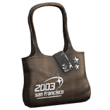 brown y2k handbag w/ flip phone (1.0)