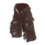 Brown Y2K Washed Ripped Baggy Cargo Pants [PBR]