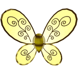 🐝🍯 Brown Yellow Buzzy Honey Bee Wings