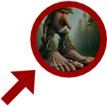 Brr brr Patapim Italian Brainrot Red Circle Meme