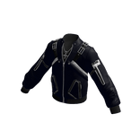 Buckle Strap Bomber Jacket (Navy)