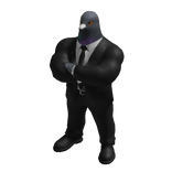 Buff Pigeon Bodyguard Suit