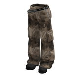Bullet Belt Dark Emo Pants Camo Beige
