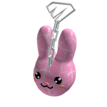 Bunny Keychain - Pink