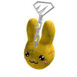 Bunny Keychain - Yellow