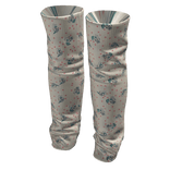 ☆ bunny pattern beige leg warmers