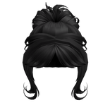 BunUpdoHairBlack