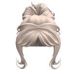 BunUpdoHairBlonde