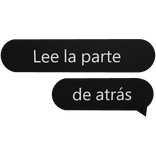 Burbuja de texto: Lee atrás, buen chico
