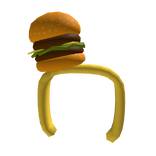 Burger headband - Yellow