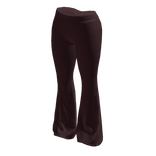 Burgundy Flared Leggings
