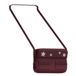 Burgundy red crossbody bag