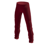 Burgundy Red Elegant Dress Pants