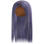 Buss Down Layered Bang [Lavender Cheetah Print]