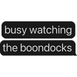 busy watching the boondocks text bubble