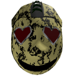 Butcher Mask with Heart Eyes