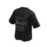 Butterfly Black Wash Oversized Shirt
