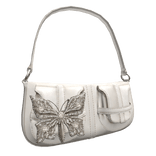 Butterfly Crystal Soft purse 2000s (White)