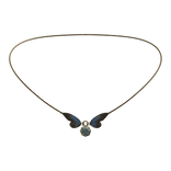 Butterfly Diamond Necklace in Gold