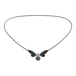 Butterfly Diamond Necklace in Silver