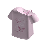 🍀Butterfly Off Shoulder Tee w Ribbon