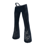 Butterfly preppy blue jeans