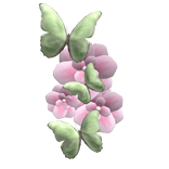 ♡Butterfly Spring Bloom Face Aura♡ [mm2]