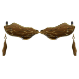 Buttlefly Glasses With Earrings Brown