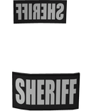 B/W Sheriff Patches (RCPC) (Front/Back)