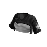 Star Cutout Jersey w/ White Top (Black)