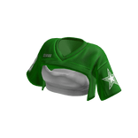 Star Cutout Jersey w/ White Top (Green)